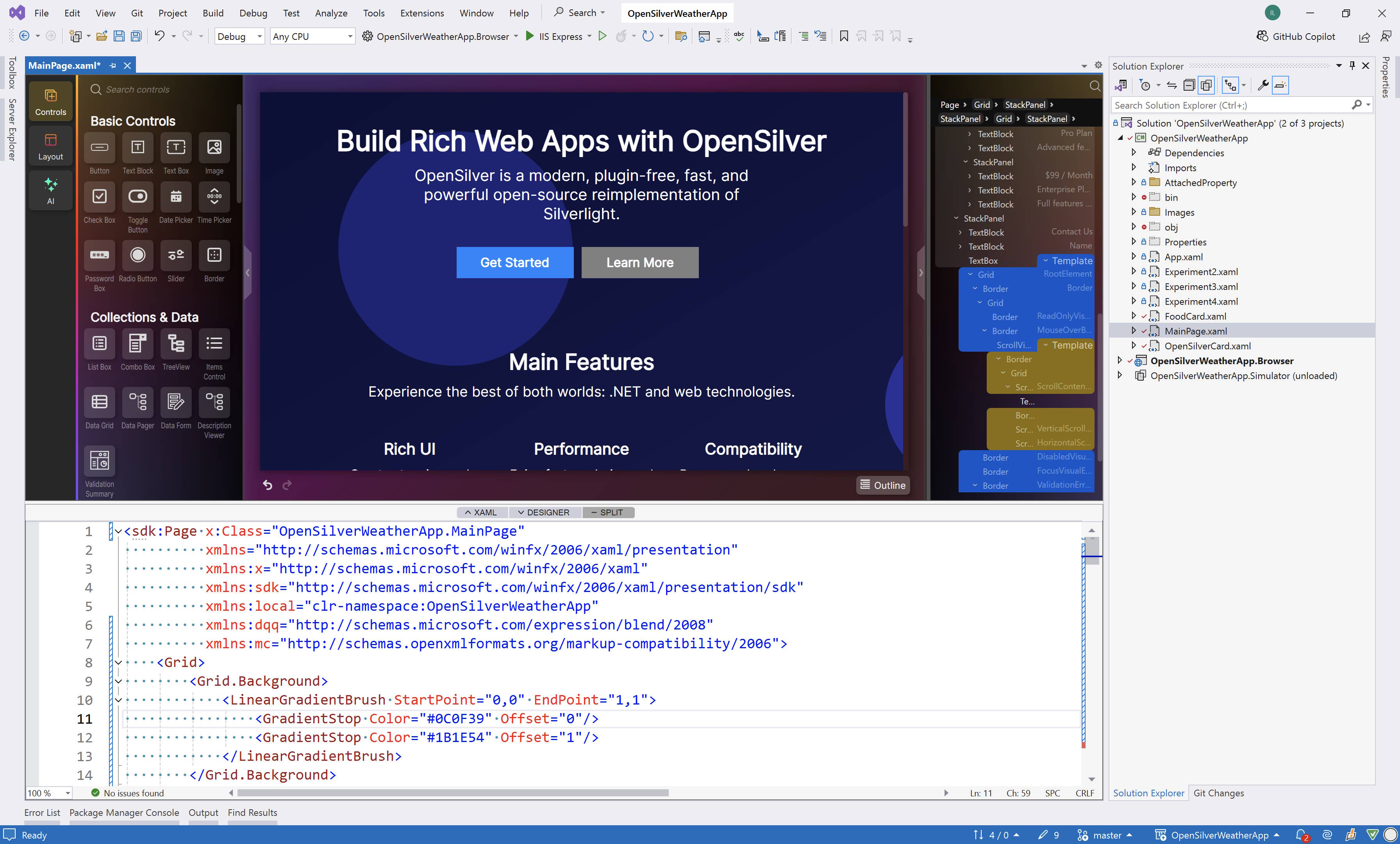 Новый AI UI дизайнер для «Silverlight» приложений