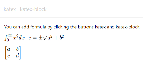 formula
